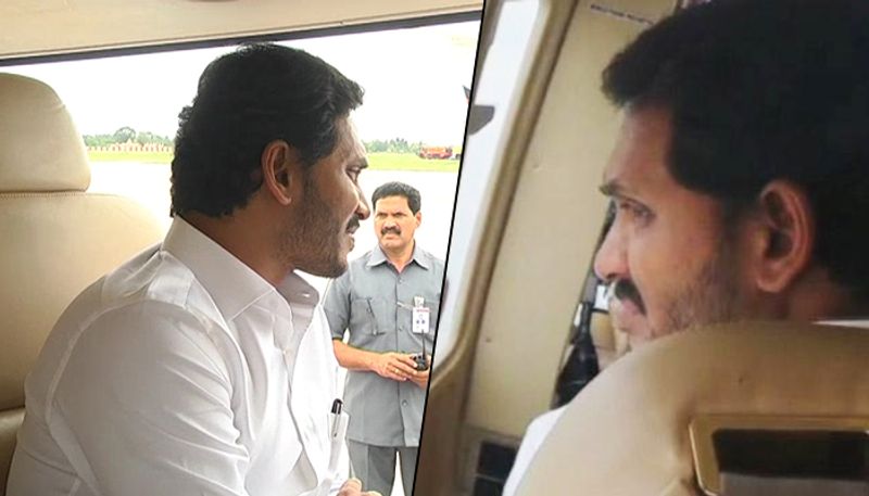 Andhra Pradesh CM YS Jagan  conducts aerial survey of flood-hit areas