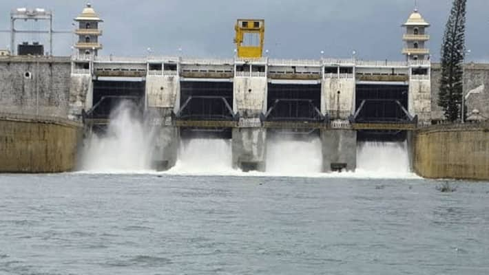 1 lakh cubic feet of water opening... karnataka to cauvery river