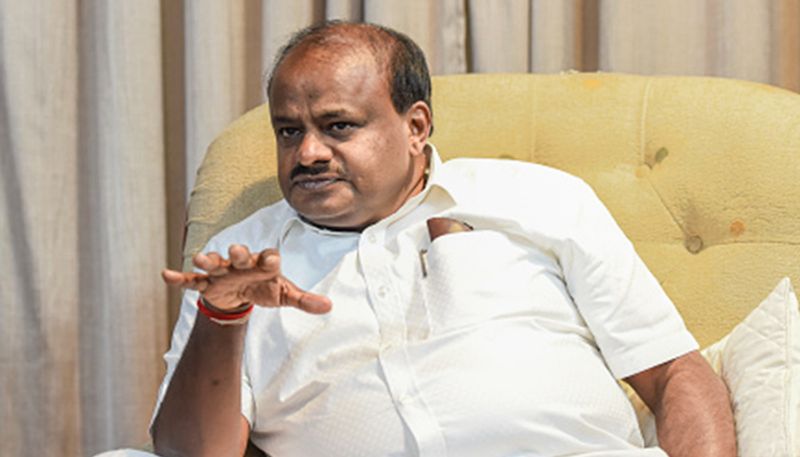 Former CM H D Kumarswamy Talks Over Disqualified MLA Anand Singh