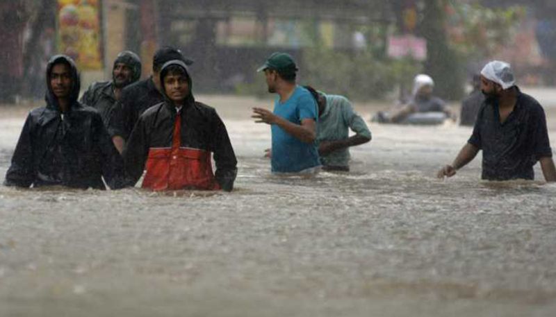 Flood relief center shifted as water enters inside in Davanagere