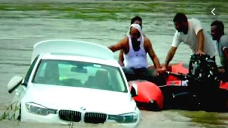 Parents denied Jaguar, Haryana Man Pushes New BMW Into River