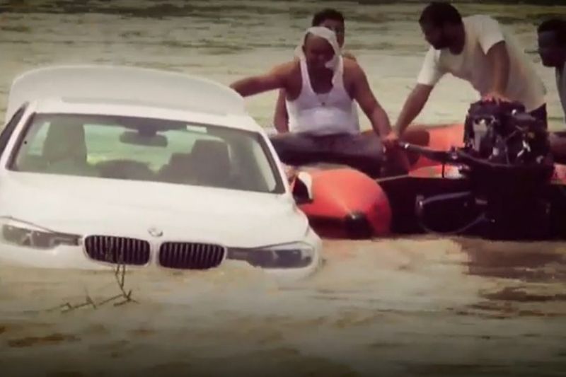 Angry Haryana Youth Pushes Luxury BMW in River After Father Denies His New Jaguar Car Request