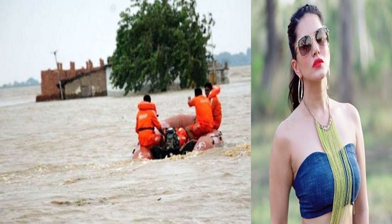 Karnataka Floods Bollywood Actress Sunny leone donates 2 crore fact check