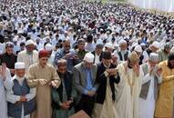 On the first Eid of the new era in Kashmir, people greeted each other, prayers offered in mosques