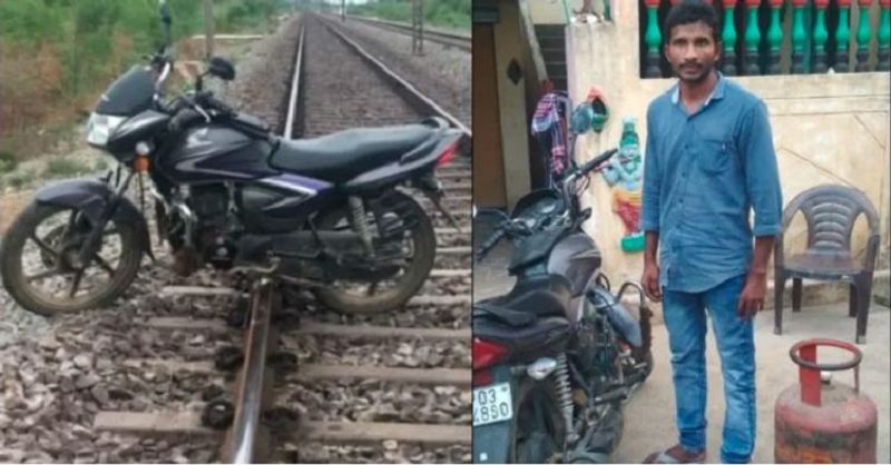 Police arrest Btech guy for put his bike gas cylinder in railway track