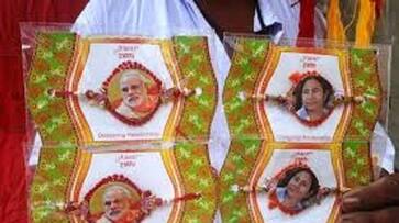 "Rakhi War" started in West Bengal, Modi-Mamta and Jayashree Ram Rakhi are being sold