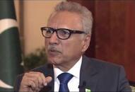 pakistani president asif alvi threatening india for war