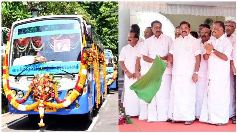 No more stops anywhere .. 500 new quick buses with restrooms and bedding ..! The Chief Minister started