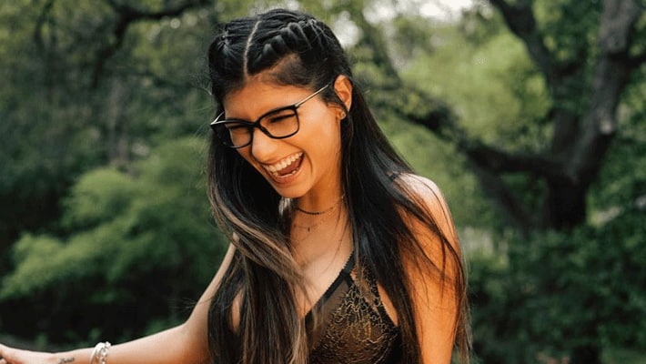 Mia Khalifa continues to rate as the highest searched