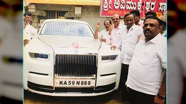 Disqualified Karnataka MLA MTB Nagaraj drives home Rolls Royce Phantom