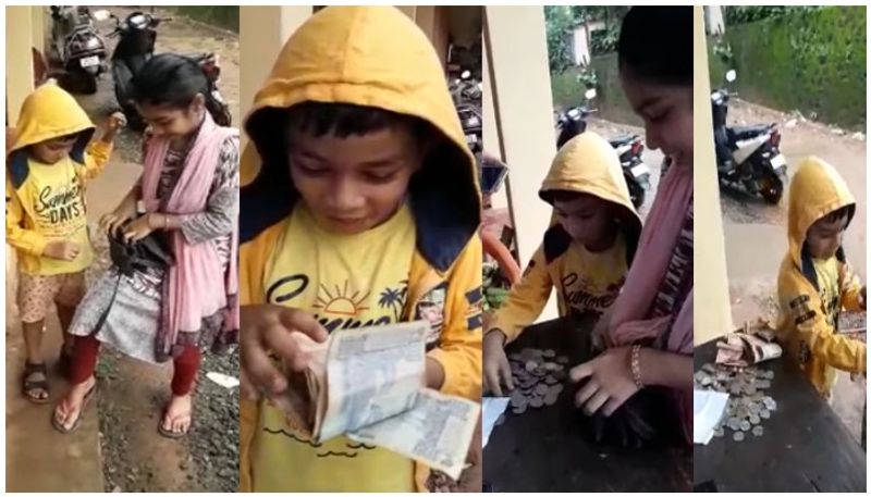 Child donates money for flood affected peoples viral video