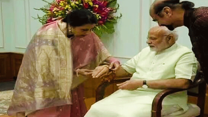 PM Modi to celebrate rakhi festival with his Pakistani sister