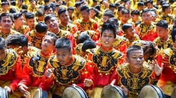 Acehnese hold mass dance for Indonesian independence day