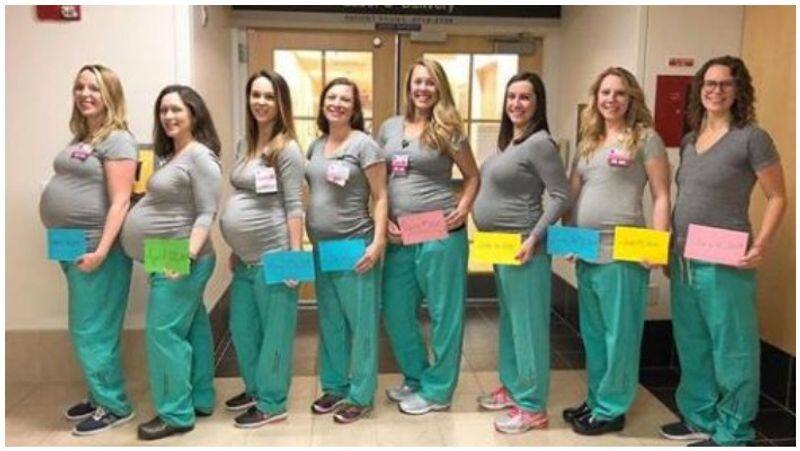 9 nurses of the same hospital are children overnight