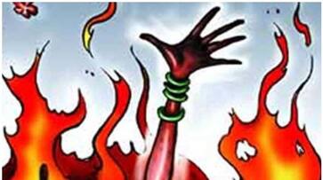 man burnt his wife alive in shravasti uttar pradesh