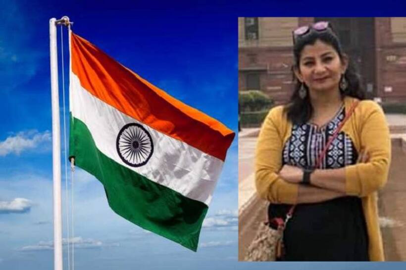 तिरंगे का अपमान सह नहीं पाई भारत की बेटी, देखिए कैसे किया विरोध