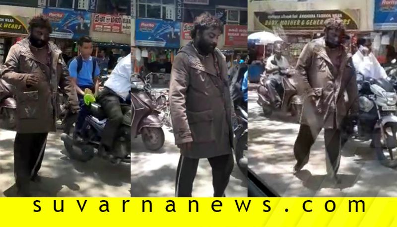 Huccha Venkat Wandering On The Roads Of Chennai Randhawa Film Team Rescues