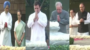 Rajiv Gandhi's 75th birth anniversary today, Congress leaders pay tribute to 'Veer Bhoomi', Hooda also arrived