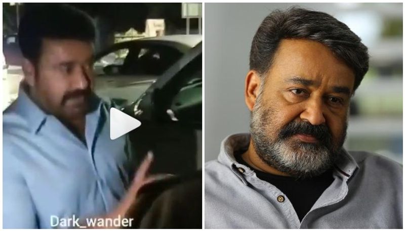 youth chase Mohanlal's car for taking photo