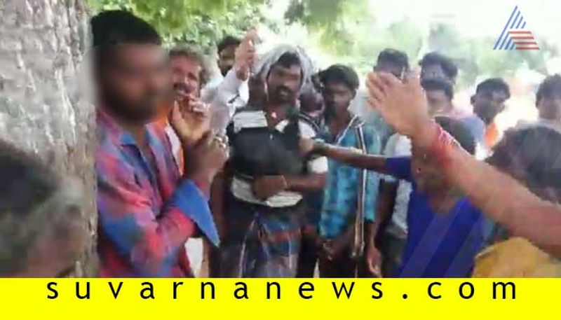 Villagers thrashed mercilessly for Making tiktok video with girl Yadagir