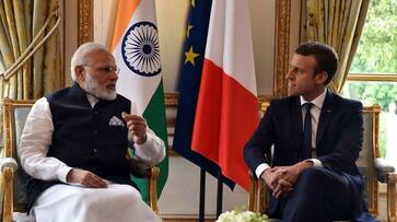 PM Modi French President Macron hold marathon talks