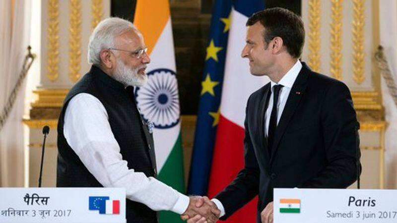 pm modi and france president pet and join press meet