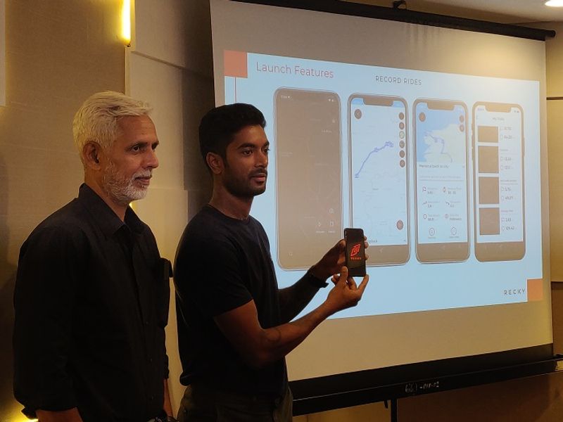 Indias no 1 biker cs santhosh launch recky app to connect riders
