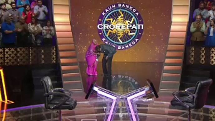 KBC : अमिताभ ने जिस महिला के पैर छुए, उसने तबेले में दिया था बेटी को जन्म, पत्थर से काटा था गर्भनाल