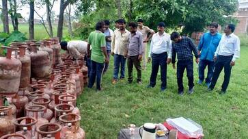 Uttar Pradesh: 5,000 gas cylinders hidden under bushes recovered