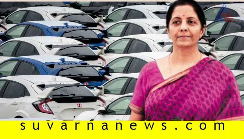 Center government will lift ban on new vehicle purchase rule says nirmala Sitharaman