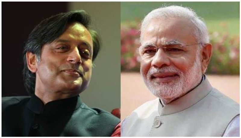 Shashi Tharoor against PM narendra modi