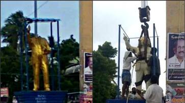 Tamil Nadu: Vandalised Ambedkar statue replaced within 12 hours in Vedaranyam