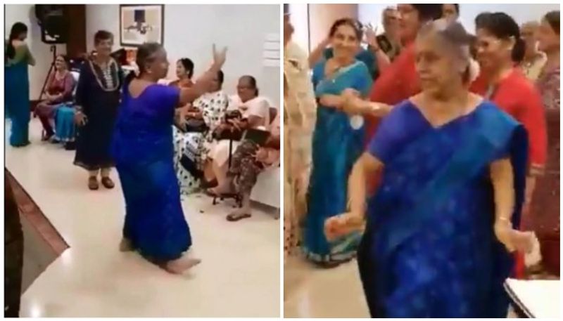 viral video of 70 year old woman dancing