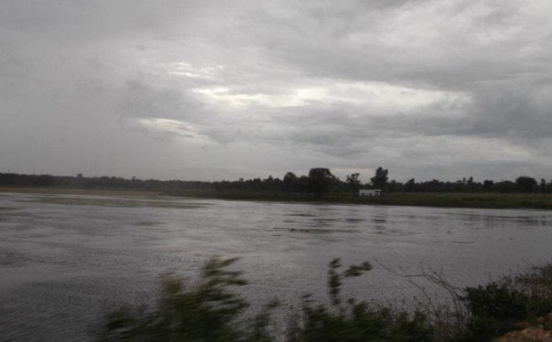 lakes filled in nagamangala due to heavy rain