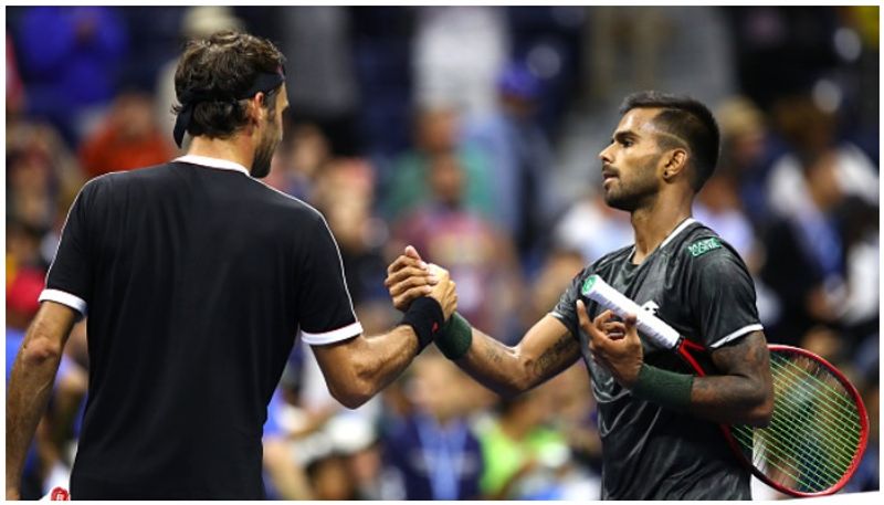 Sumit nagal shocked tennis legend roger federer at us  open grand slam