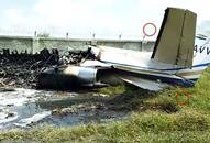 Uttar Pradesh Private trainer aircraft crashes near Aligarh no injuries reported