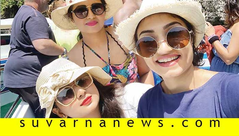 Actress Amulya enjoys bankok trip with Agnishakshi vaishnavi and college friends