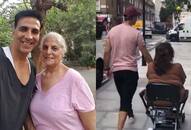 Akshay Kumar roams London streets with mother, plays role of doting son