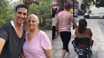 Akshay Kumar roams London streets with mother, plays role of doting son