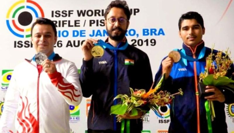 ISSF World Cup 2019 Abhishek Verma clinches gold in 10m pistol