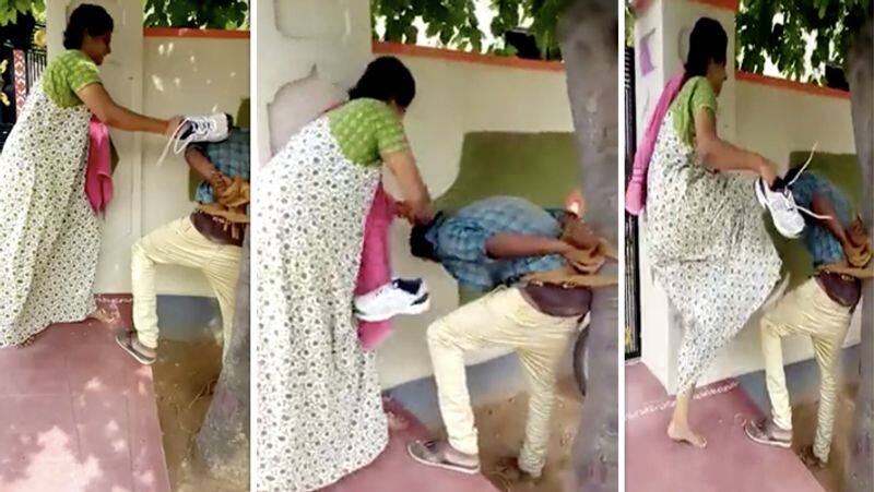 Roadside romeo tied to tree and beaten by Married Woman Video..