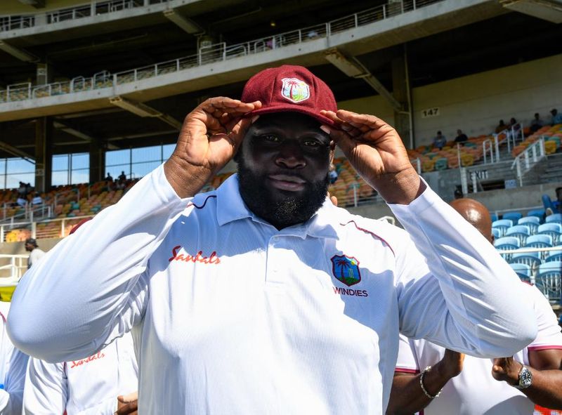 West Indies heaviest Cricketer Rahkeem Cornwall makes debut against India