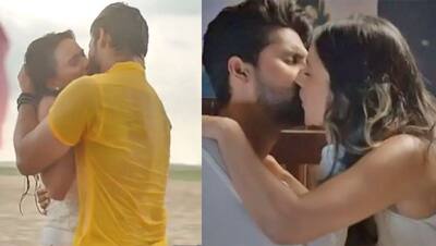 पहले 'जमाई राजा' की एक्ट्रेस को Kiss करने से घबरा रहा था एक्टर, अब वायरल हो रहा Video