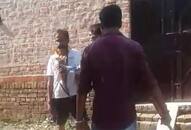 gram pradhan beaten and humiliated a young man brutally