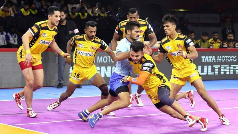 Pro kabaddi 2019 Telugu Titans Beat Tamil Thalaivas by 35-30 points