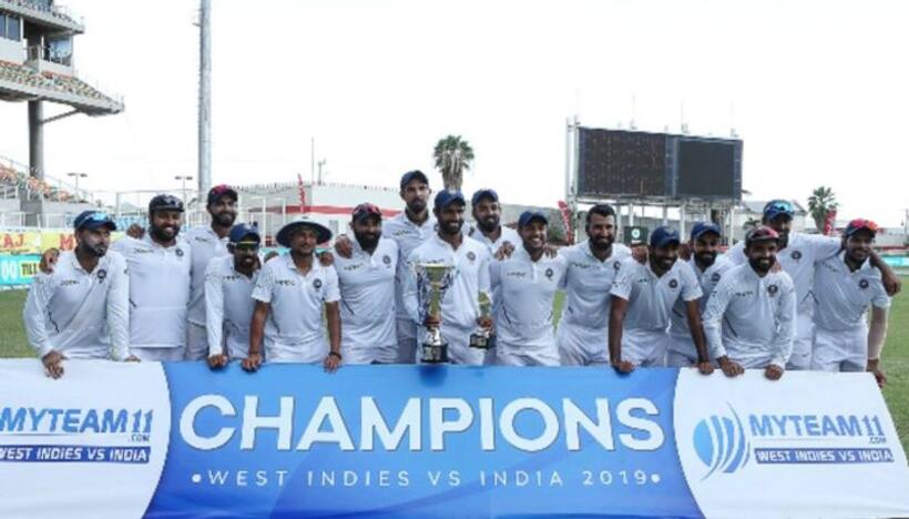 India thrash West Indies for 2 0 clean sweep; top World Test Championship table