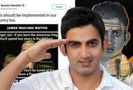 Can those who disrespect the national flag take up Gautam Gambhir's challenge