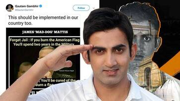 Can those who disrespect the national flag take up Gautam Gambhir's challenge