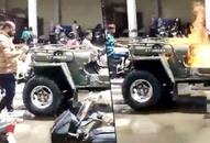 Gujarat: Man sets his jeep on fire, shares video on Tik Tok; Here is what happened next