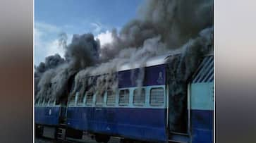 New Delhi Fire breaks out in Chandigarh Kochuveli Express